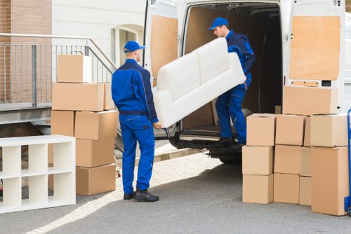 Secure moving service payment options including card and PayPal