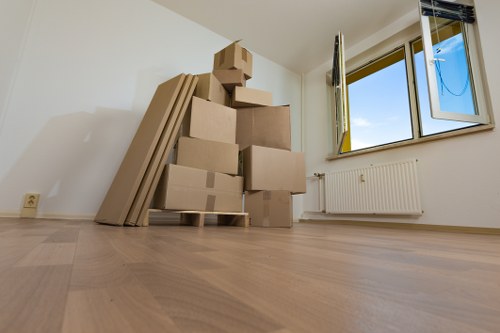 Removal truck hire vehicle in Acton ready for a home move