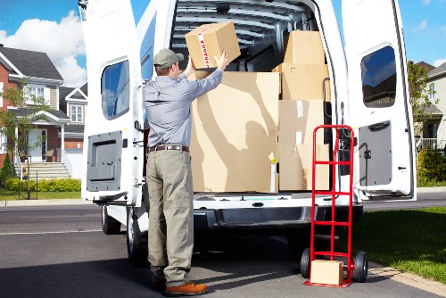 Commercial relocation service handling office furniture and access challenges